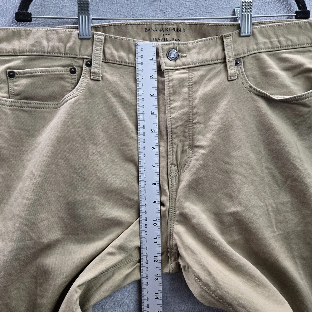 Banana Republic‎ Men Jeans 36X30 Brown Pants Khakis Twill Travel Jean